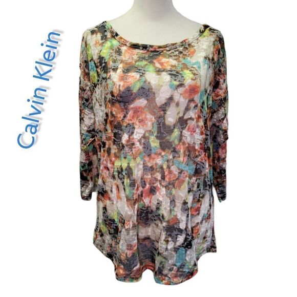 Calvin Klein sheer top - Picture 1 of 10